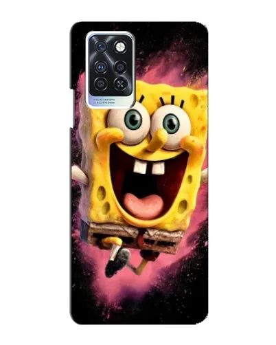 Чохол для Infinix Note 10 Pro з картинкою «Вибуховий Спанч Боб»