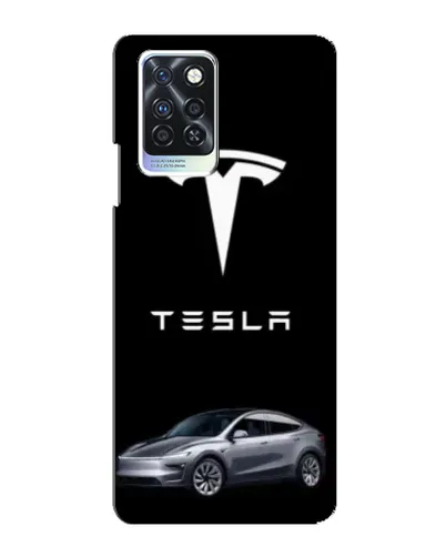 Чехол для Infinix Note 10 Pro с картинкой «Tesla Model Y»