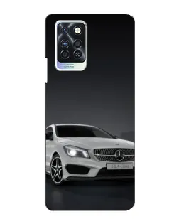Чохол для Infinix Note 10 Pro з картинкою «Mercedes AMG GT Silver»