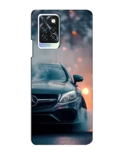 Чохол для Infinix Note 10 Pro з картинкою «Mercedes — нічне місто»