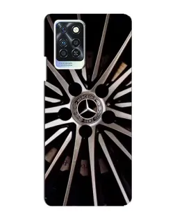 Чехол для Infinix Note 10 Pro с картинкой «Диск Mercedes»