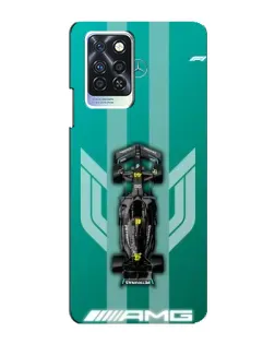 Чехол для Infinix Note 10 Pro с картинкой «Mercedes AMG Petronas»