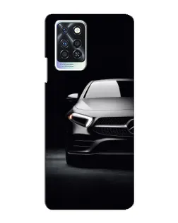 Чехол для Infinix Note 10 Pro с картинкой «Свет фар Mercedes»
