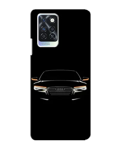 Чехол для Infinix Note 10 Pro с картинкой «Audi — ночной контур» Чехол для Infinix Note 10 Pro с картинкой «Audi — ночной контур»
