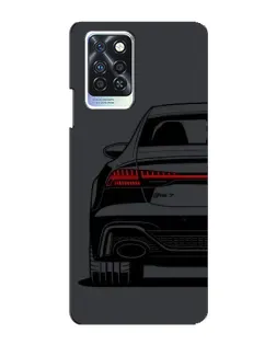 Чехол для Infinix Note 10 Pro с картинкой «Задняя часть Audi — арт»