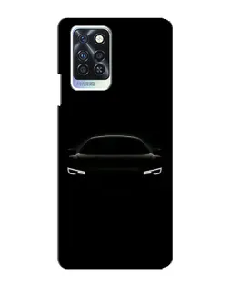 Чехол для Infinix Note 10 Pro с картинкой «Взгляд Audi в темноте»