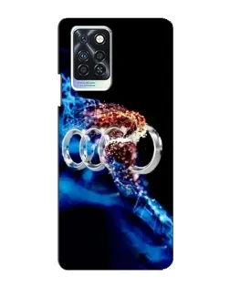 Чехол для Infinix Note 10 Pro с картинкой «Энергия лого Audi»