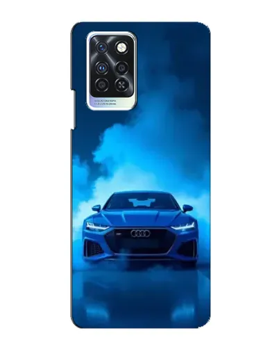Чехол для Infinix Note 10 Pro с картинкой «Audi — голубая энергия» Чехол для Infinix Note 10 Pro с картинкой «Audi — голубая энергия»