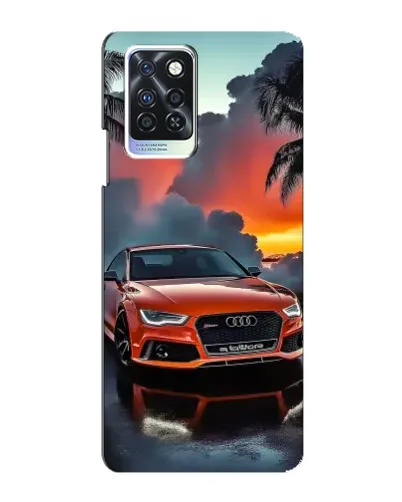 Чехол для Infinix Note 10 Pro с картинкой «Audi — закат» Чехол для Infinix Note 10 Pro с картинкой «Audi — закат»