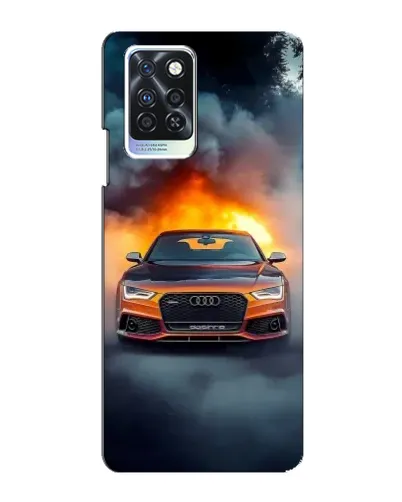 Чехол для Infinix Note 10 Pro с картинкой «Audi в огненном дыму» Чехол для Infinix Note 10 Pro с картинкой «Audi в огненном дыму»