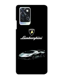 Чехол для Infinix Note 10 Pro с картинкой «Логотип Lamborghini классика»