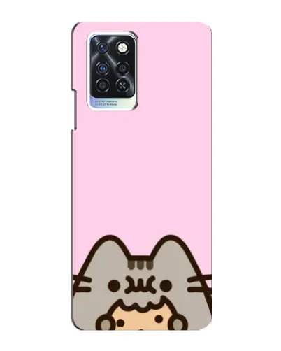 Чохол для Infinix Note 10 Pro з картинкою «Pusheen та печиво» Чохол для Infinix Note 10 Pro з картинкою «Pusheen та печиво»