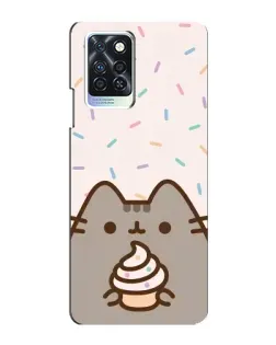 Чохол для Infinix Note 10 Pro з картинкою «Пушин з кексом» Чохол для Infinix Note 10 Pro з картинкою «Пушин з кексом»