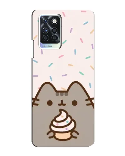 Чохол для Infinix Note 10 Pro з картинкою «Пушин з кексом» Чохол для Infinix Note 10 Pro з картинкою «Пушин з кексом»