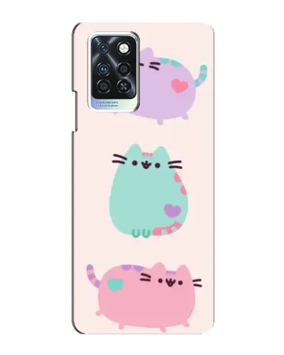 Чохол для Infinix Note 10 Pro з картинкою «Pusheen тріо» Чохол для Infinix Note 10 Pro з картинкою «Pusheen тріо»