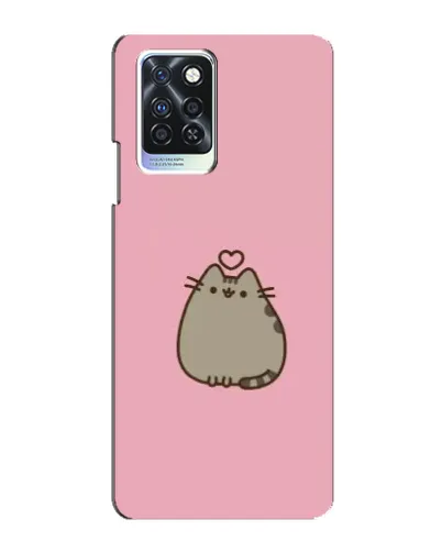 Чохол для Infinix Note 10 Pro з картинкою «Pusheen серце» Чохол для Infinix Note 10 Pro з картинкою «Pusheen серце»
