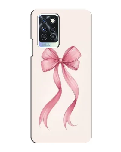 Чохол для Infinix Note 10 Pro з картинкою «Рожевий бант»