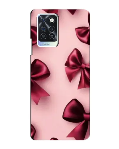 Чохол для Infinix Note 10 Pro з картинкою «Бордовий атлас»