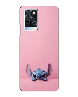 Чехол для Infinix Note 10 Pro с картинкой «Stitch выглядывает»