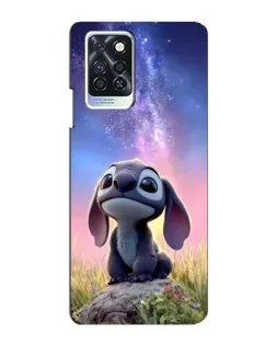 Чехол для Infinix Note 10 Pro с картинкой «Стич на рассвете»