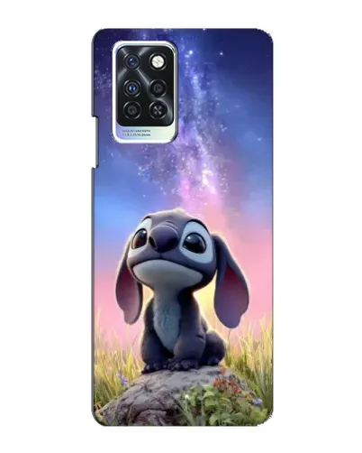 Чехол для Infinix Note 10 Pro с картинкой «Стич на рассвете»