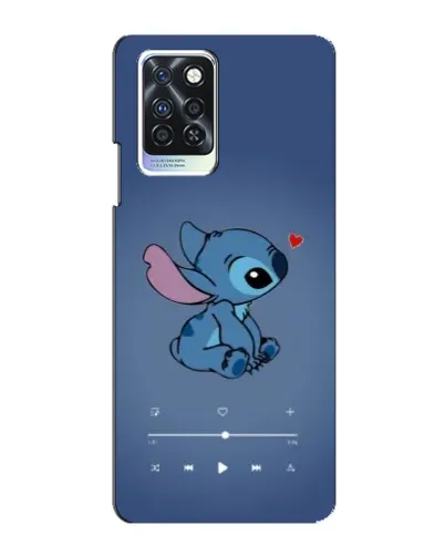 Чехол для Infinix Note 10 Pro с картинкой «Музыкальный Stitch»