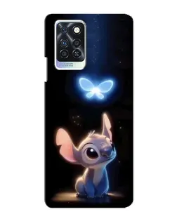 Чехол для Infinix Note 10 Pro с картинкой «Сияющий Стич»