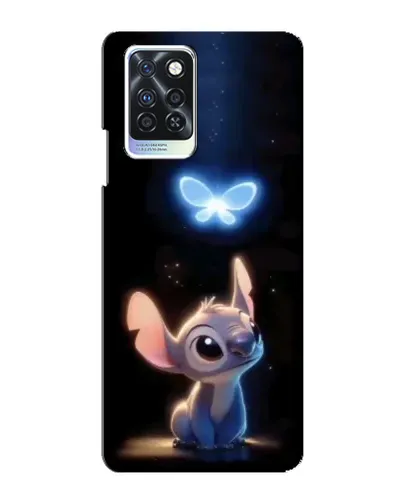 Чехол для Infinix Note 10 Pro с картинкой «Сияющий Стич»