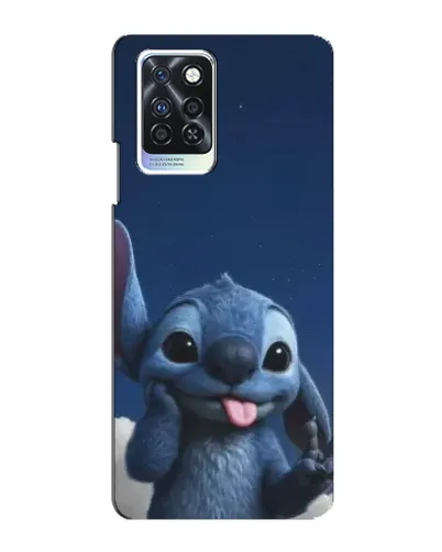 Чехол для Infinix Note 10 Pro с картинкой «Стич в облаках»