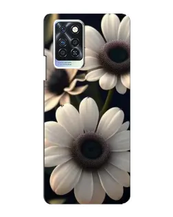Чохол для Infinix Note 10 Pro з картинкою «Білі маргаритки макро»