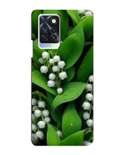 Чохол для Infinix Note 10 Pro з картинкою «Конвалії в зелені»