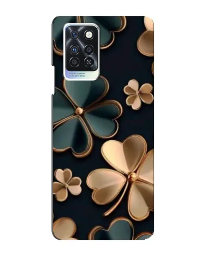 Чохол для Infinix Note 10 Pro з картинкою «Конюшина в золоті»
