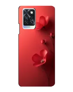 Чохол для Infinix Note 10 Pro з картинкою «Макові суцвіття»