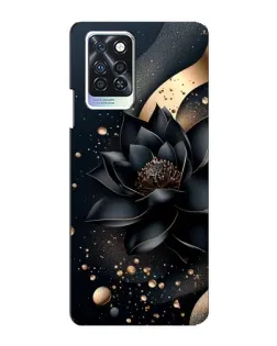 Чохол для Infinix Note 10 Pro з картинкою «Чорний лотос»