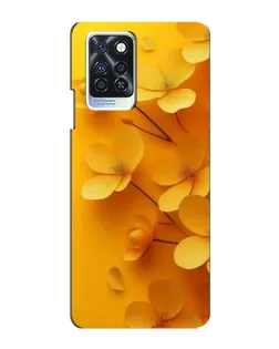 Чохол для Infinix Note 10 Pro з картинкою «Золоті пелюстки»