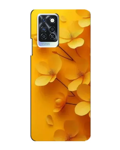 Чохол для Infinix Note 10 Pro з картинкою «Золоті пелюстки»