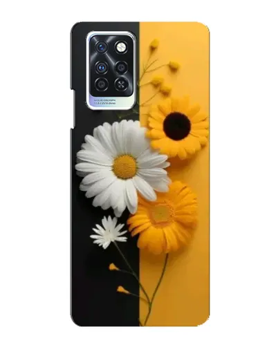 Чохол для Infinix Note 10 Pro з картинкою «Соняшник та ромашка»