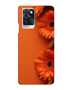 Чохол для Infinix Note 10 Pro з картинкою «Помаранчеві гербери»