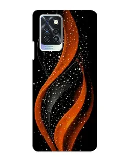 Чохол для Infinix Note 10 Pro з картинкою «Вогняна зоряна хвиля»