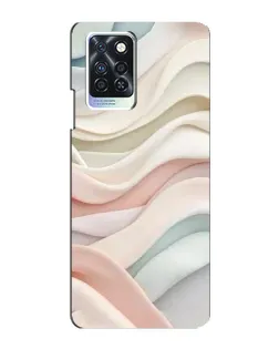 Чехол для Infinix Note 10 Pro с картинкой «Пастельные нежные волны»