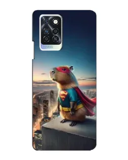 Чохол для Infinix Note 10 Pro з картинкою «Капі-мен супергерой»