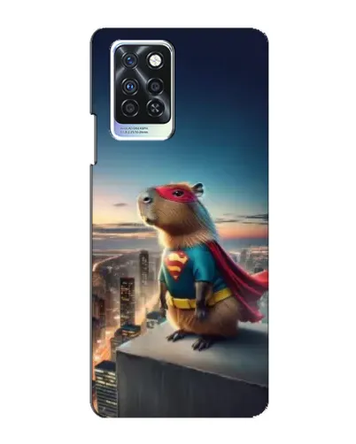 Чохол для Infinix Note 10 Pro з картинкою «Капі-мен супергерой» Чохол для Infinix Note 10 Pro з картинкою «Капі-мен супергерой»