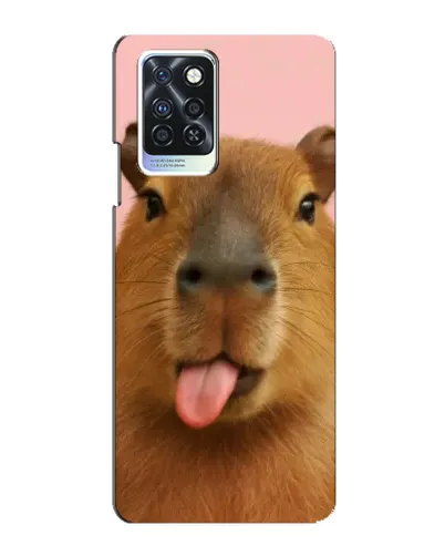 Чохол для Infinix Note 10 Pro з картинкою «Капібара з язиком» Чохол для Infinix Note 10 Pro з картинкою «Капібара з язиком»