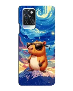 Чохол для Infinix Note 10 Pro з картинкою «Капібара Ван Гога»