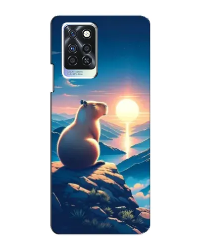 Чохол для Infinix Note 10 Pro з картинкою «Захід сонця з капібарою» Чохол для Infinix Note 10 Pro з картинкою «Захід сонця з капібарою»