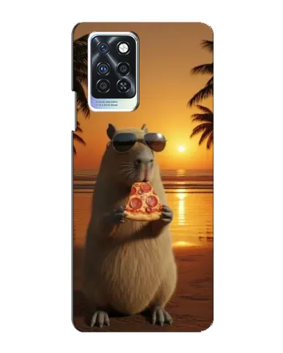 Чохол для Infinix Note 10 Pro з картинкою «Капібара з піцою» Чохол для Infinix Note 10 Pro з картинкою «Капібара з піцою»