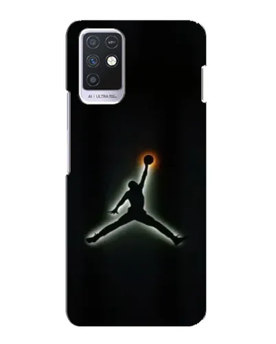 Чехол для Infinix Note 10 с картинкой «Jordan Gradient Logo»