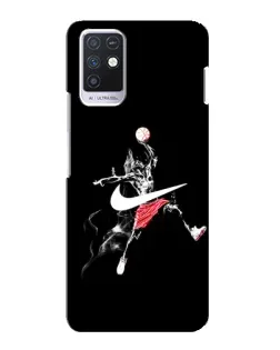 Чехол для Infinix Note 10 с картинкой «Jordan Jumpman»