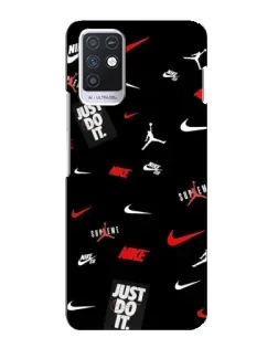 Чехол для Infinix Note 10 с картинкой «Nike Mix Pattern»