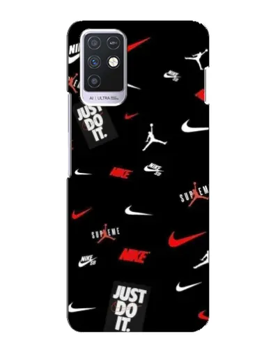 Чехол для Infinix Note 10 с картинкой «Nike Mix Pattern»